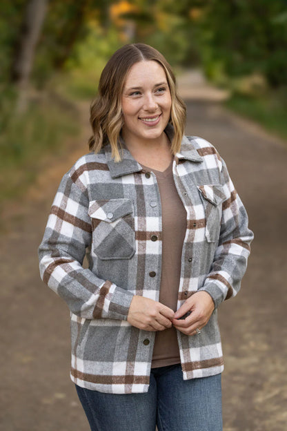 Norah Plaid Shacket