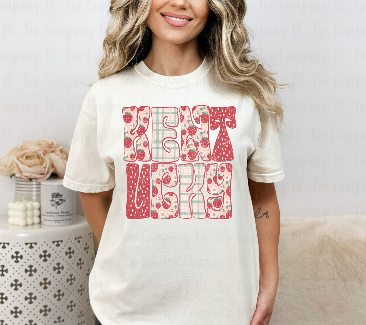 Strawberry State Tee- Made to Order