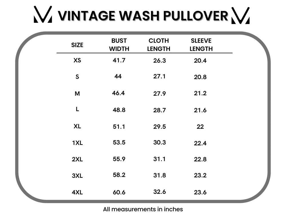 Vintage Wash Pullover