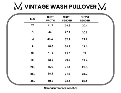 Vintage Wash Pullover